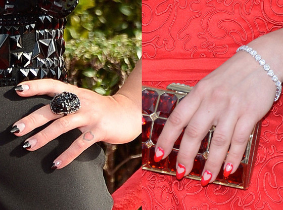 Kelly Osbourne, Kaley Cuoco, Nails Kelly Osbourne, Kaley Cuoco, Nails